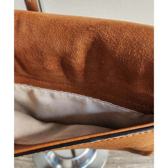 LC Lauren Conrad Tan Faux Suede Crossbody Purse - Picture 6 of 10